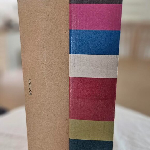 NIB UGG Women's Sz 7 Highland Hi Top Cali Collage Rainbow Sneakers - Limited - Picture 6 of 16